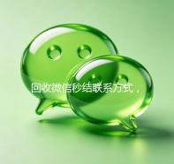 回收微信秒结联系方式，轻松变现，快速获取收益！